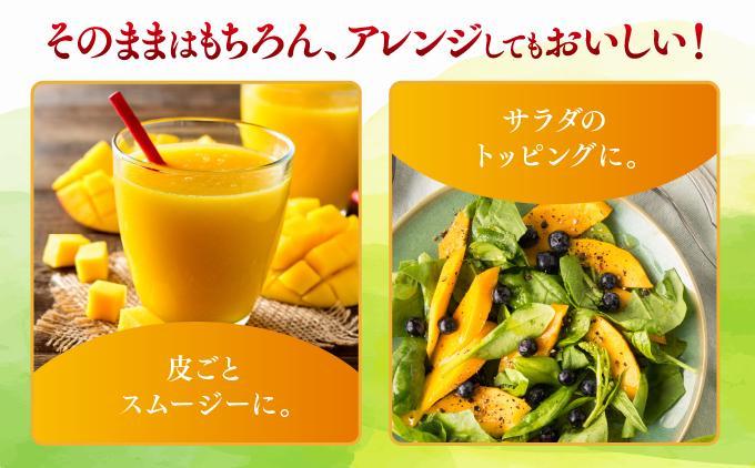 皮ごと味わえる奇跡のプレミアムアップルマンゴー2kg(約4～6玉)【沖縄南城産・家庭用】