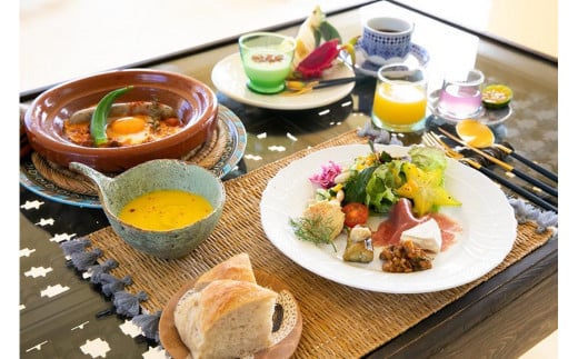 【Riad Lamp】Top Floor Room ペア宿泊券（2連泊・朝夕2食付・リラクゼーション付）