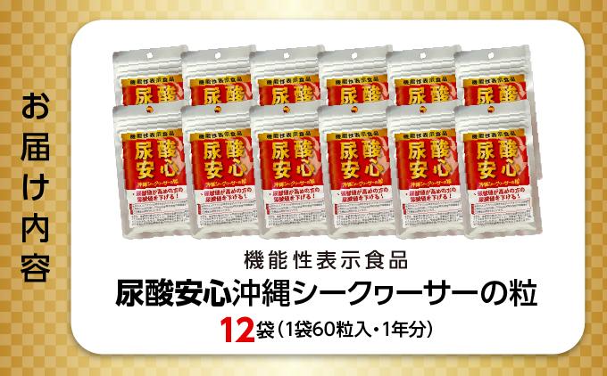 沖縄シークワーサーの粒【機能性表示食品】尿酸安心お試し1年分 BE13