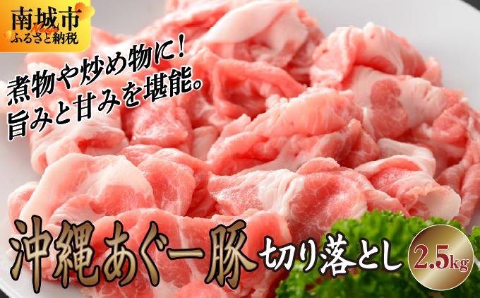 【ふるさと納税】沖縄あぐー豚 切り落とし 2.5kg【AG08】