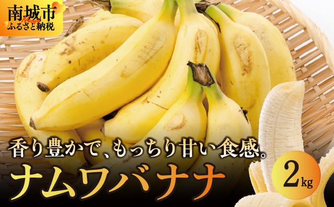 バナナ 南城市 ナムワバナナ 2kg 2kg