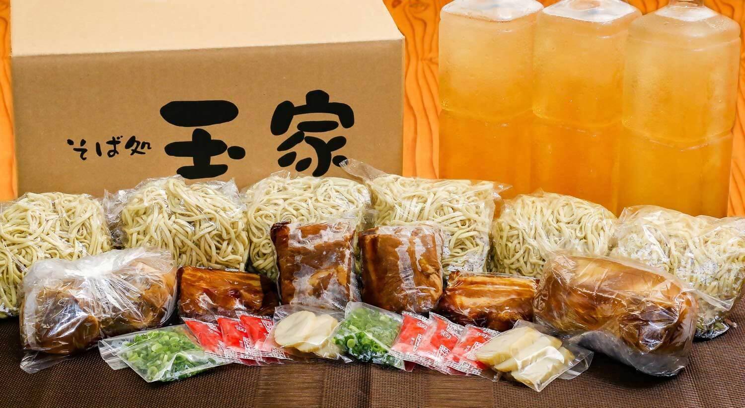 【そば処 玉家】人気商品食べ比べ 4食セット【定期便】毎月6回 定期便6回人気商品食べ比べセット