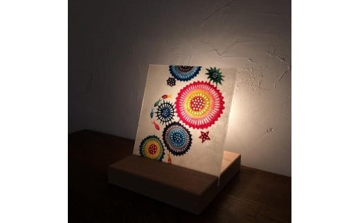 琉球あんどん板型（中）コーラル