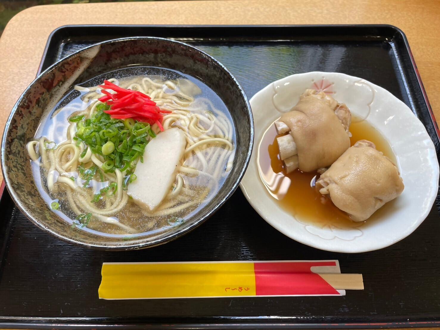【そば処 玉家】てびちそば4食セット てびちそば4食セット