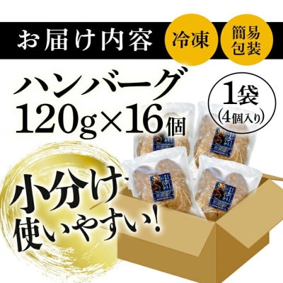 「美ら島あぐー」ハンバーグ 16個(4個入×4P)【配送不可地域：離島】