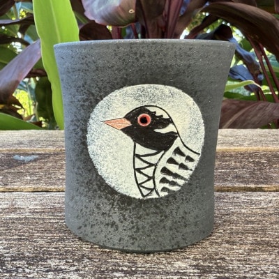 やちむん 焼物 ヤンバルクイナ マグカップ(中サイズ・2個セット)