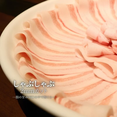 【ふるさと納税限定】くんじゃん豚 食べ比べセット 焼肉・しゃぶしゃぶ 計1.6kg【配送不可地域：離島】