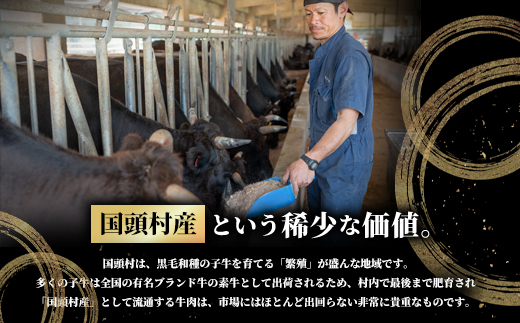 やんばるの自然が育んだ「黒毛和牛 経産牛」焼肉用 合計900g(300g×3パック)【配送不可地域：離島】