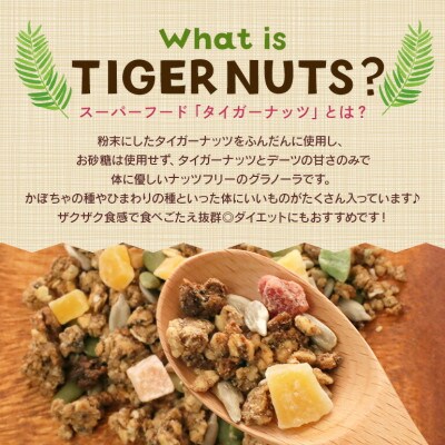 タイガーナッツ グラノーラ(ドライフルーツ) 5袋