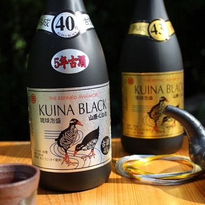 KUINA BLACKシルバー 5年古酒泡盛40度 1本720ml