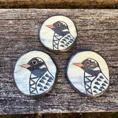 やちむん 焼物 ヤンバルクイナの食卓セット(はし置き3個セット)