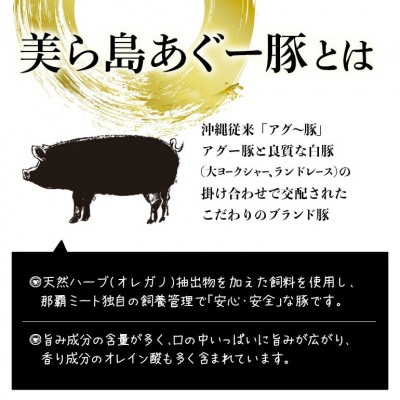 「美ら島あぐー」生ハム 700g(70g×10P)【配送不可地域：離島】