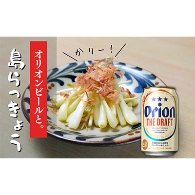 【ビール特産品セット】オリオン ザ・ドラフト＆国頭村の島らっきょう【複数個口で配送】【配送不可地域：離島】