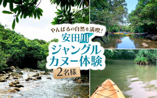 やんばるの自然を満喫!安田川ジャングルカヌー体験チケット2名様