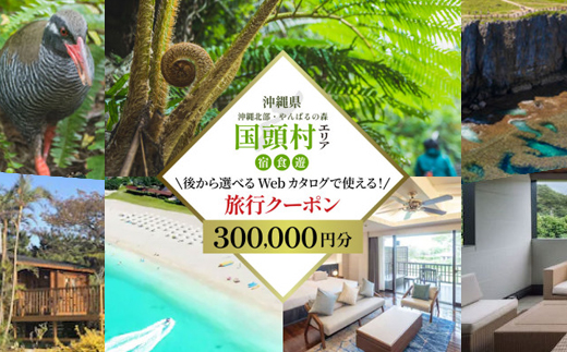 沖縄ツアー 沖縄本島最北やんばる国頭村 後から選べるWebカタログ旅行クーポン(300,000円分)