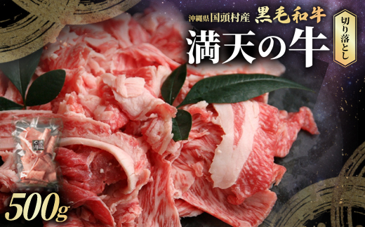 やんばるの自然が育んだ「黒毛和牛 経産牛」切り落とし 500g×1パック【配送不可地域：離島】