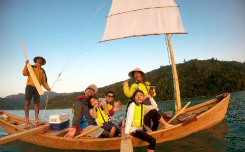 帆かけサバニ帆漕クルーズツアー（6名様）