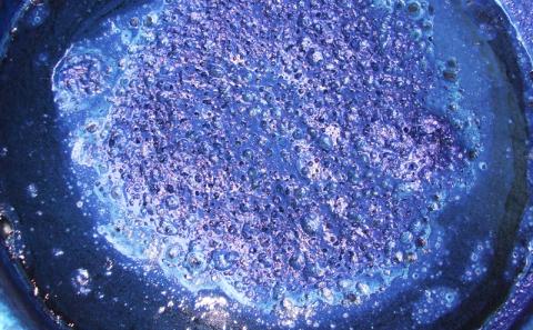 【琉球藍染め　手織り】名刺入れ