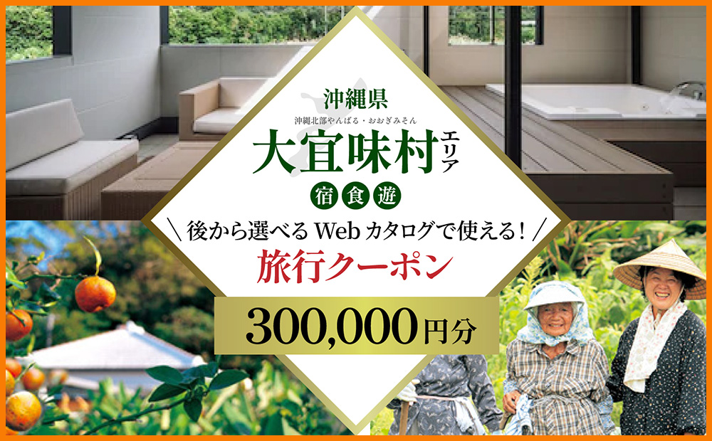 【旅行クーポン】沖縄長寿の里大宜味村 後から選べる旅行30万円分 沖縄 観光 旅行 やんばる 北部 グルメ ファミリー カップル アクティビティ 体験 トレッキング マングローブ カヌー マリンスポーツ ビーチ 海 滝 サイクリング ウェルネス リゾート