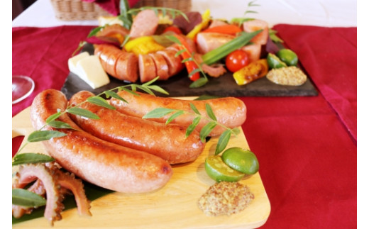 乙羽ファームの手づくりフランクフルトソーセージ４パッ