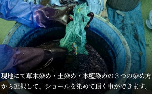 【染色体験】草木染・土染・本藍染から1つ選んでオリジナ