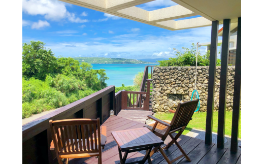 海と古宇利島を望むオーシャンビュー和洋室ステイ (沖縄の