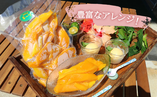 はしっこ冷凍マンゴー（キーツ）1.2kg（400g×3）【訳ありお