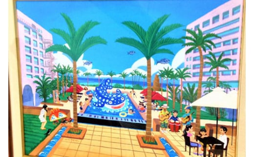 「やんばるの絵描き・運天　肇があなたのために1枚描きま