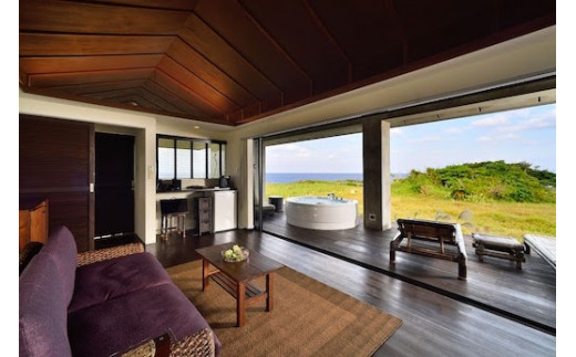 リゾートステイ　MUKAKA VILLA古宇利島-黍-（ペア1泊宿泊券）