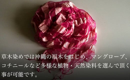 【染色体験】草木染・土染・本藍染から1つ選んでオリジナ