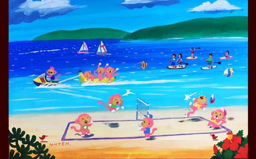 「やんばるの絵描き・運天　肇があなたのために1枚描きま