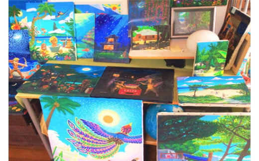 「やんばるの絵描き・運天　肇があなたのために1枚描きま