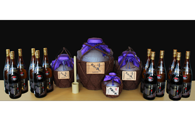 琉球泡盛 「今帰仁城43度古酒」 繩巻壷プレミアムセット