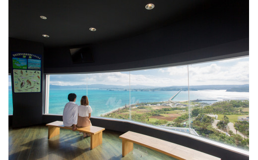 古宇利オーシャンタワーペア入場券+食事券5000円分