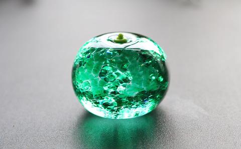 【うみのおと】南国フルーツペーパーウェイト＆一輪挿しセット