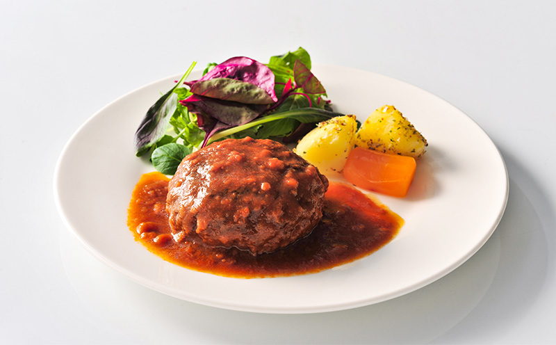 もとぶ牧場PREMIUMハンバーグ缶ギフト　(160g×6個) 県産和牛 黒毛和牛 国産 牛肉 肉 加工品 おかず 洋食 人気 オススメ おすすめ グルメ 贅沢 高級 お取り寄せ 贈答用 美ら海 常温 沖縄 本部町