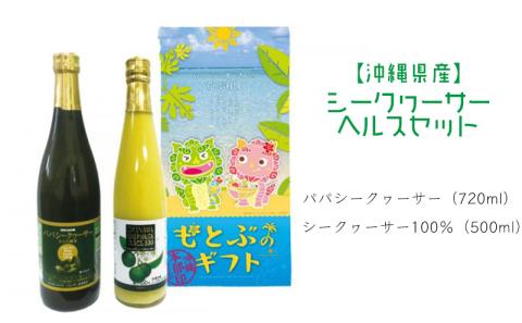 【シークヮーサー使用】シークヮーサーヘルスセット 沖縄 おきなわ 本部町 ドリンク 飲料 シークワーサー 沖縄県産 ジュース おすすめ 人気 贈答 ギフト プレゼント ふるさと納税 美ら海 敬老の日 父の日 母の日 健康 予防