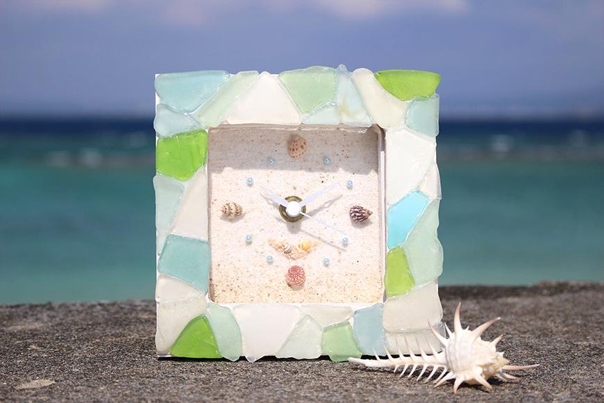 【ペアで体験】手作り体験 2名 シーグラスクロック・シーグラスフォトフレーム