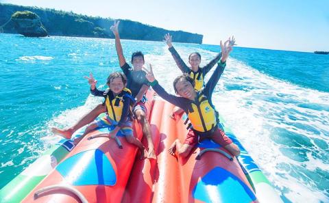 シュノーケル 体験 1名様【バナナボートで行くクマノミ城海の星探し】