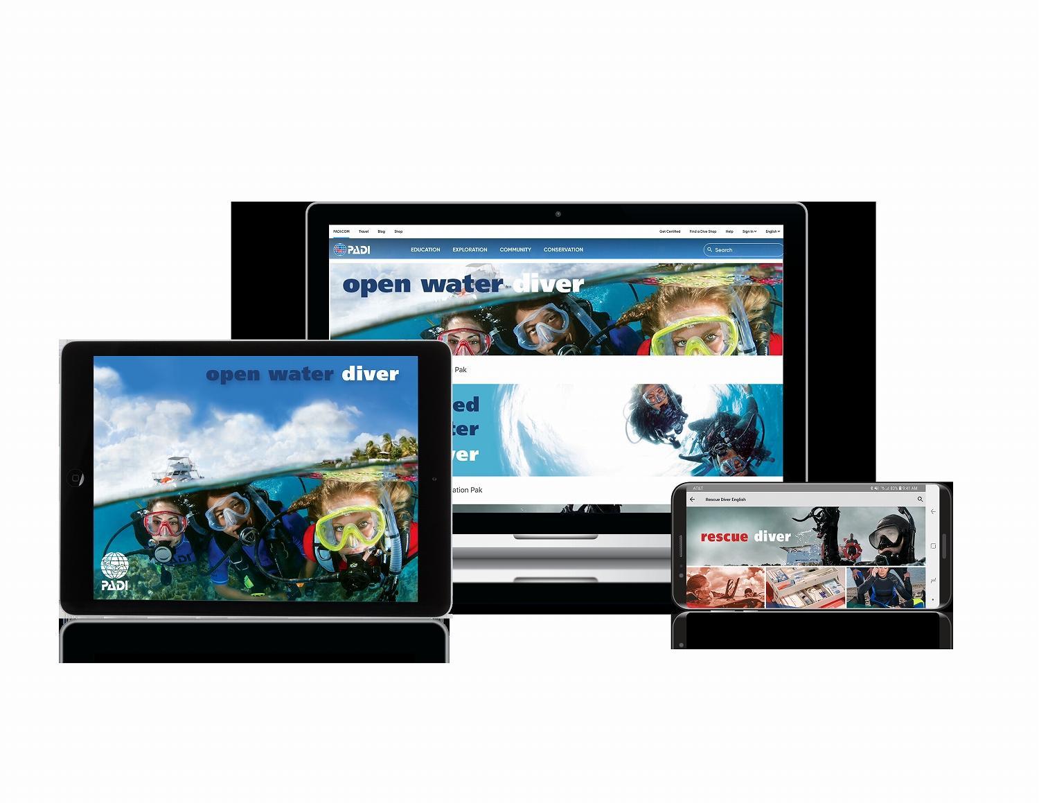 チケット PADIダイビング講習 ｜ 入門OWDコース（2日間eラーニング）1名【恩納村ラグーン】