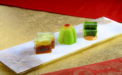 つづるガラスアート ゆうなの花 －HAKU－ 「3点セット」吉田 栄美子｜ 食器 3種