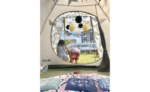 親子アクティビティ　親子でバスグランピング!!（３人家族用）｜★事前予約要★ 体験チケット チケット 券 グランピング シッター 親子 家族 ふるさと納税 恩納村 沖縄 人気 おすすめ 送料無料