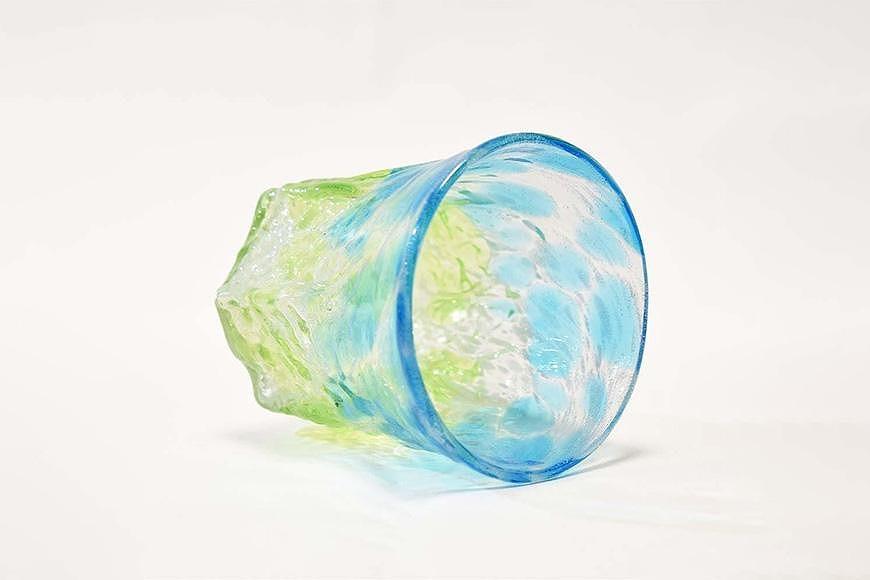 グラス 【琉球ガラス 匠工房】おんなブルー グラス 1個