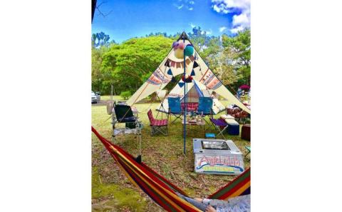 親子アクティビティ　親子でバスグランピング!!（４人家族用）｜★事前予約要★ 体験チケット チケット 券 グランピング シッター 親子 家族 ふるさと納税 恩納村 沖縄 人気 おすすめ 送料無料