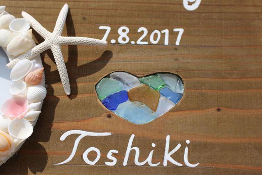 【ペアで体験】手作り体験 2名 ウエディングウェルカムボード