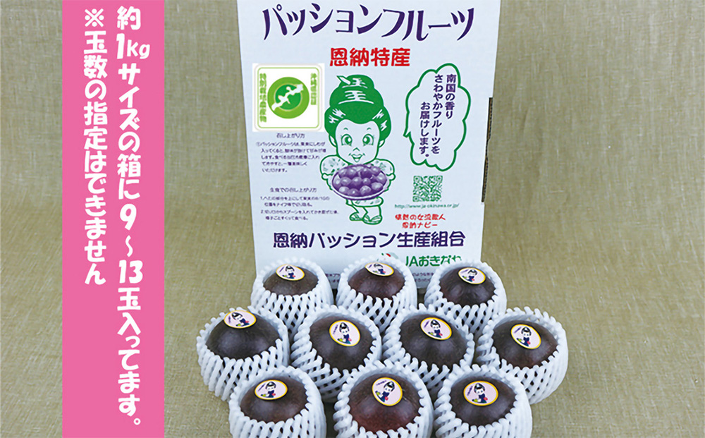 【2026年発送】産地認定！！恩納村産パッションフルーツ(約2kg)