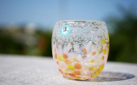 現代の名工「池宮城　善郎」作：気泡の海タルグラス5個セット
