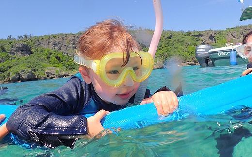 チケット ボートシュノーケル 1名様 沖縄サンゴの村【恩納村ラグーン】