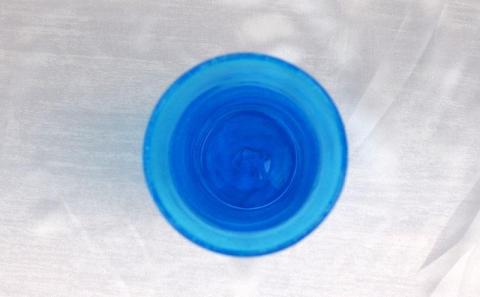 【琉球ガラス 匠工房】海の泡 口広グラス（2個）セット