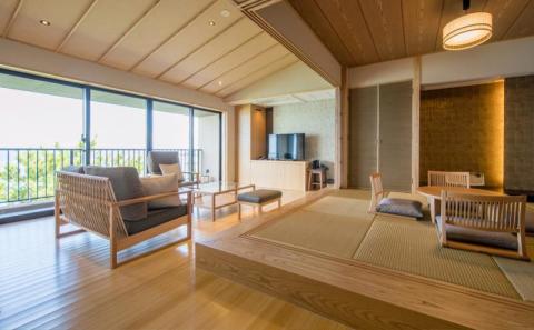 海の旅亭おきなわ名嘉真荘　ペアご利用券（1泊2食付）スイートルーム